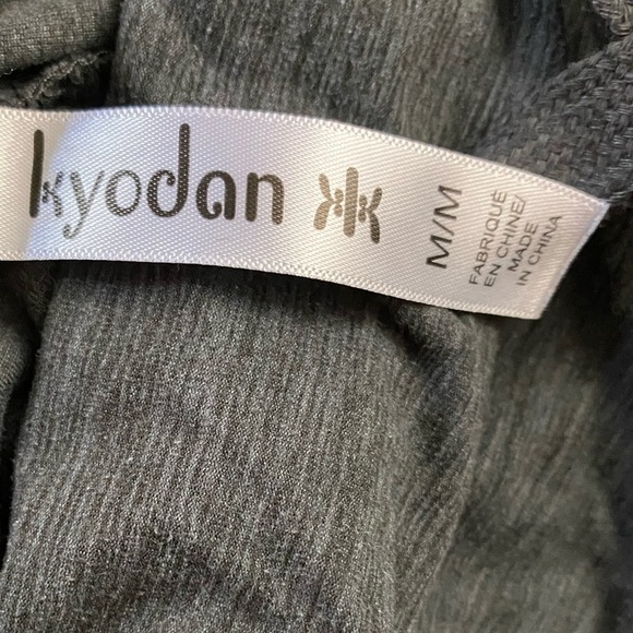 Kyodan URBANRIB SOFT JOGGER Womens Size Medium Dark Gray Pants - Picture 6 of 7